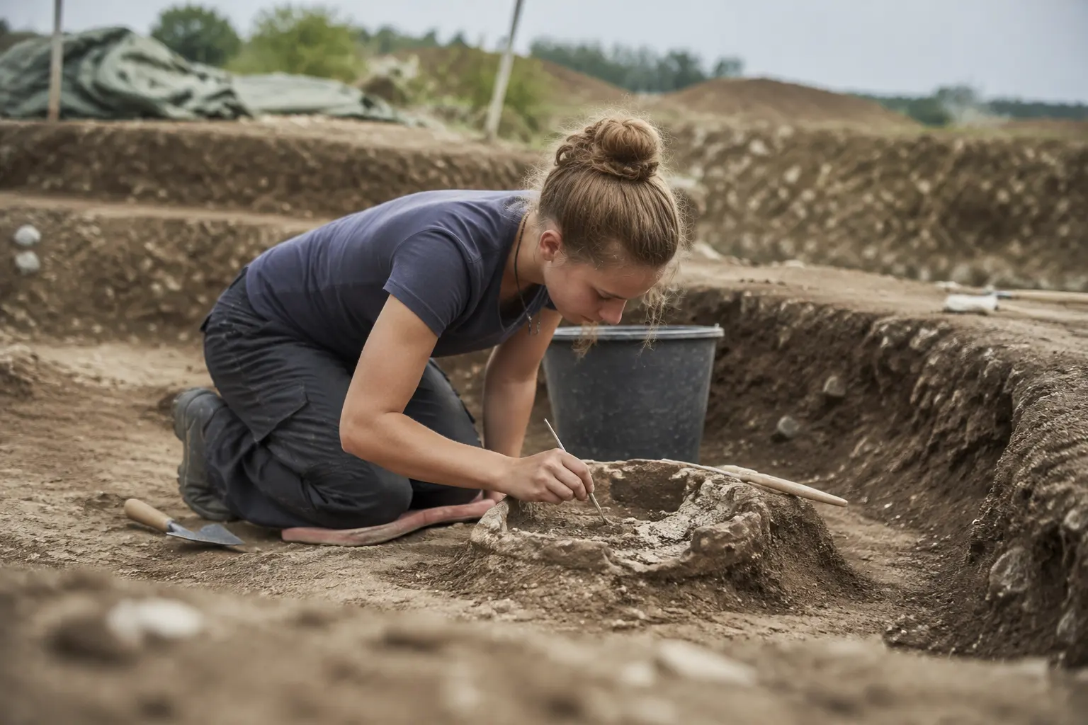 Archäologie bei der Arbeit