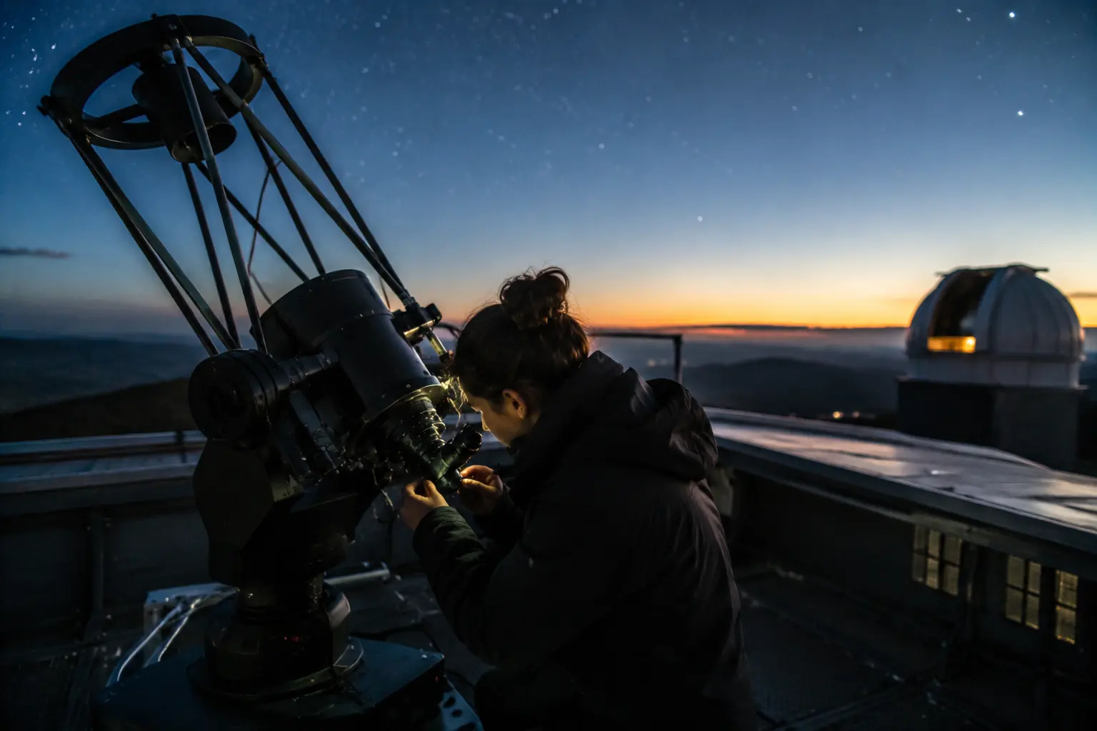 Astronomie bei der Arbeit