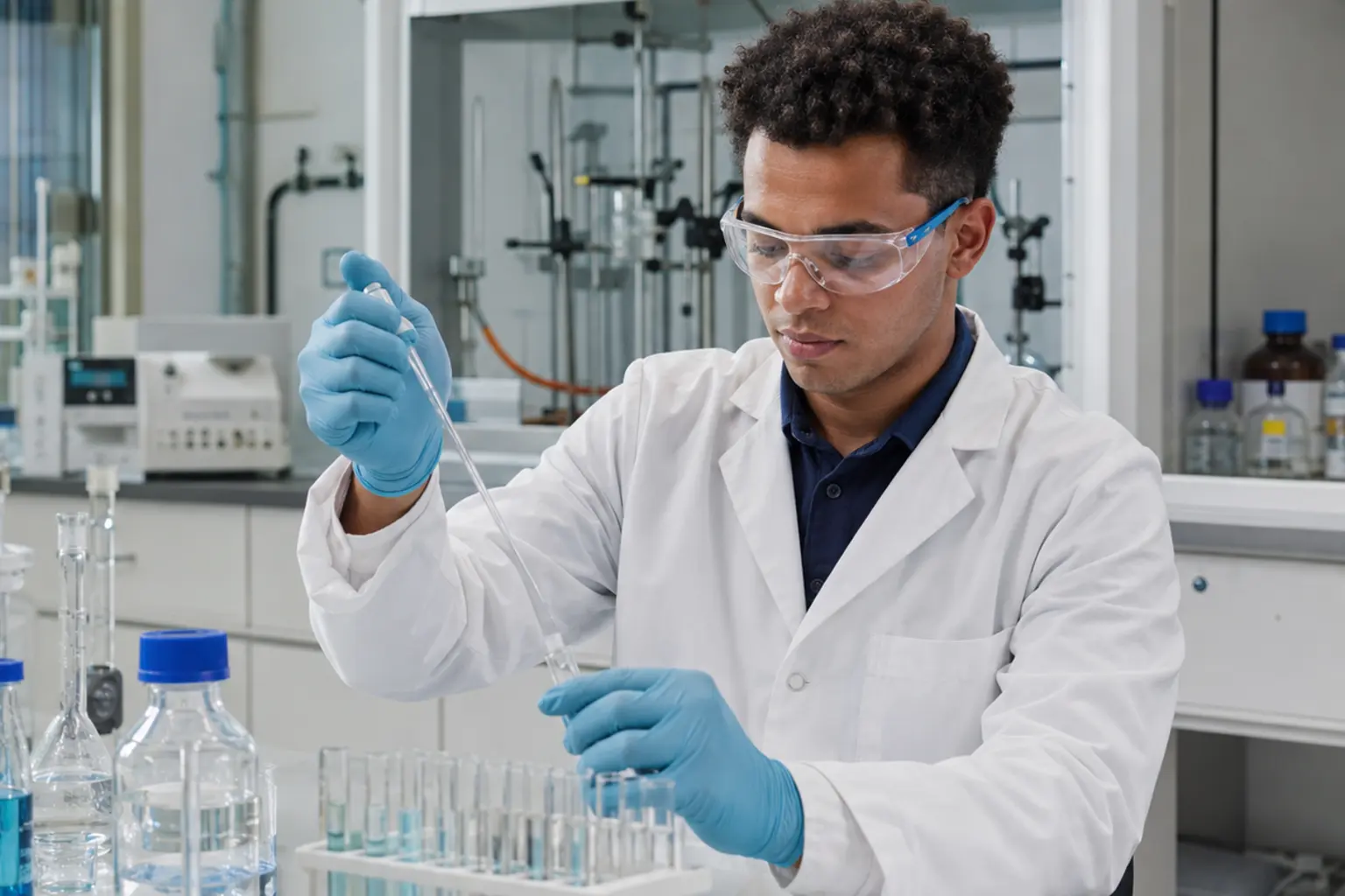 Chemielaborjungwerker/in: wie man einfache Arbeiten aus den Gebieten Messen, Anreißen, Feilen, Raspeln, Sägen, Meißeln und Hobeln durchführt