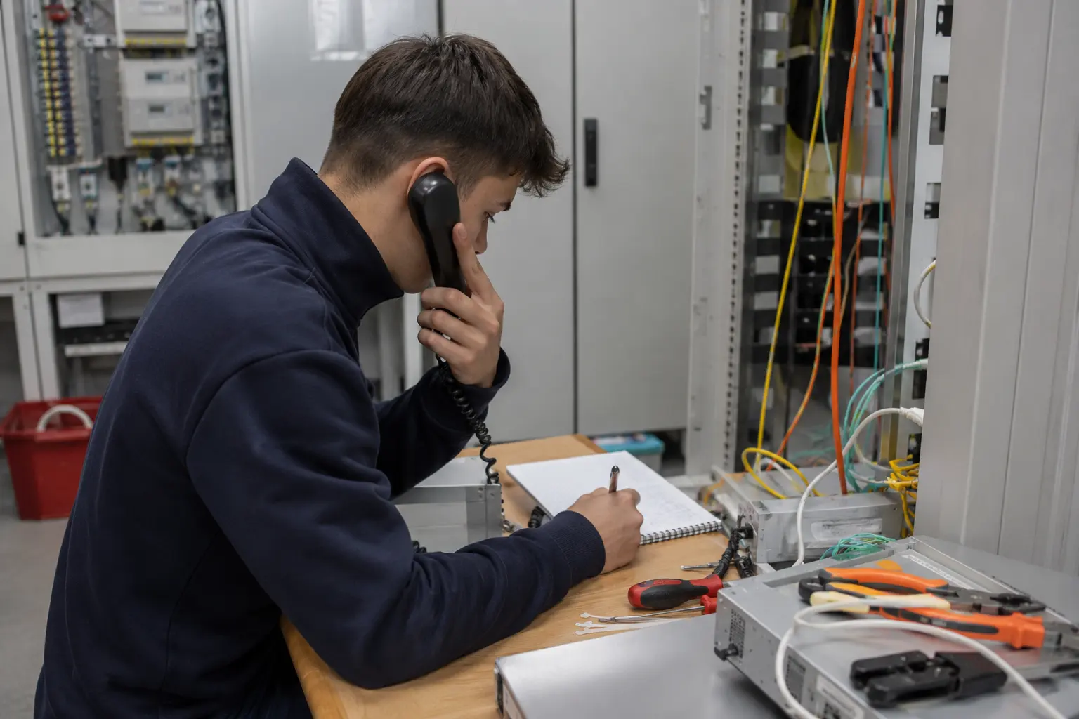 Informationselektroniker/in: wie man Arbeitsschritte und Teilaufgaben plant, die Einhaltung von Terminen verfolgt und die Auftragsabwicklung mit den