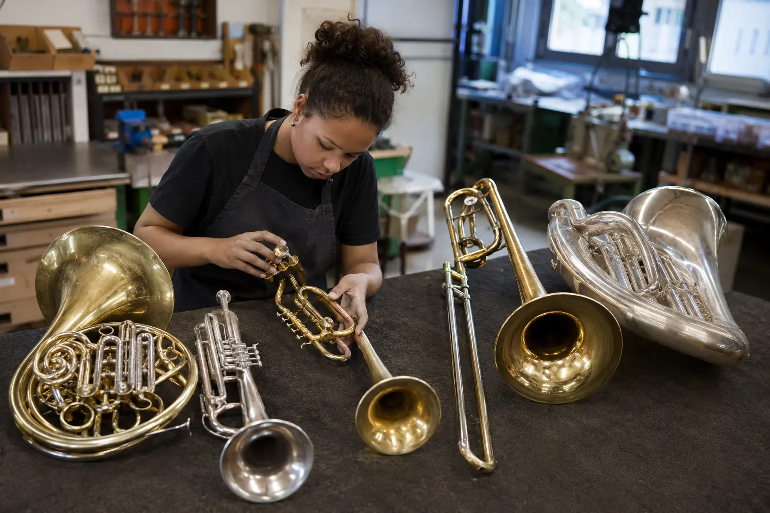 Metallblasinstrumentenmacher/in: wie man Metallblasinstrumente nach Aufbau und Funktion unterscheidet