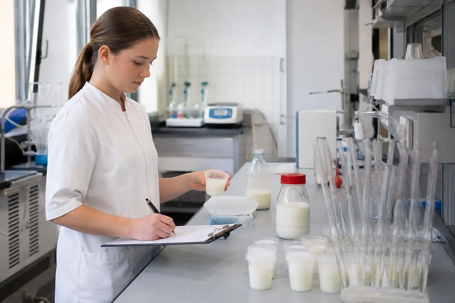 Milchwirtschaftliche/r Laborant/in: wie man Arbeitsaufträge entgegennimmt und Arbeitsabläufe plant