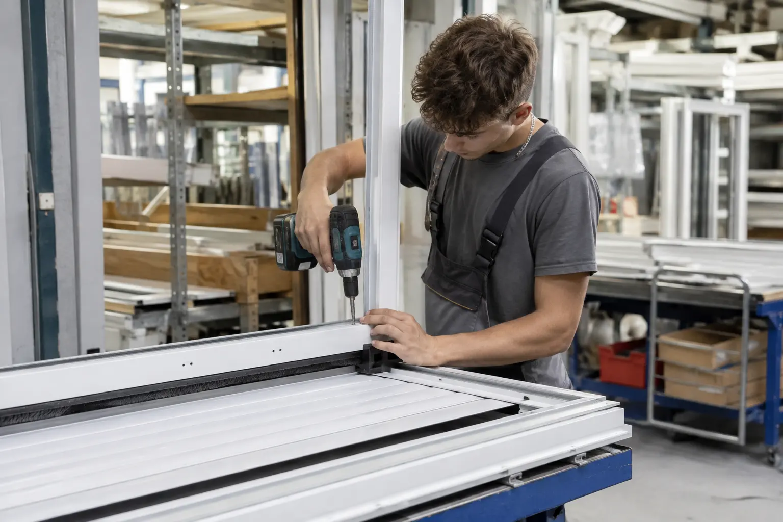 Rollladen- und Sonnenschutzmechatroniker/in: wie man Teile für Rollladen- und Fensterkombinationen herstellt und zusammenbaut